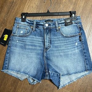 Silver Jean shorts